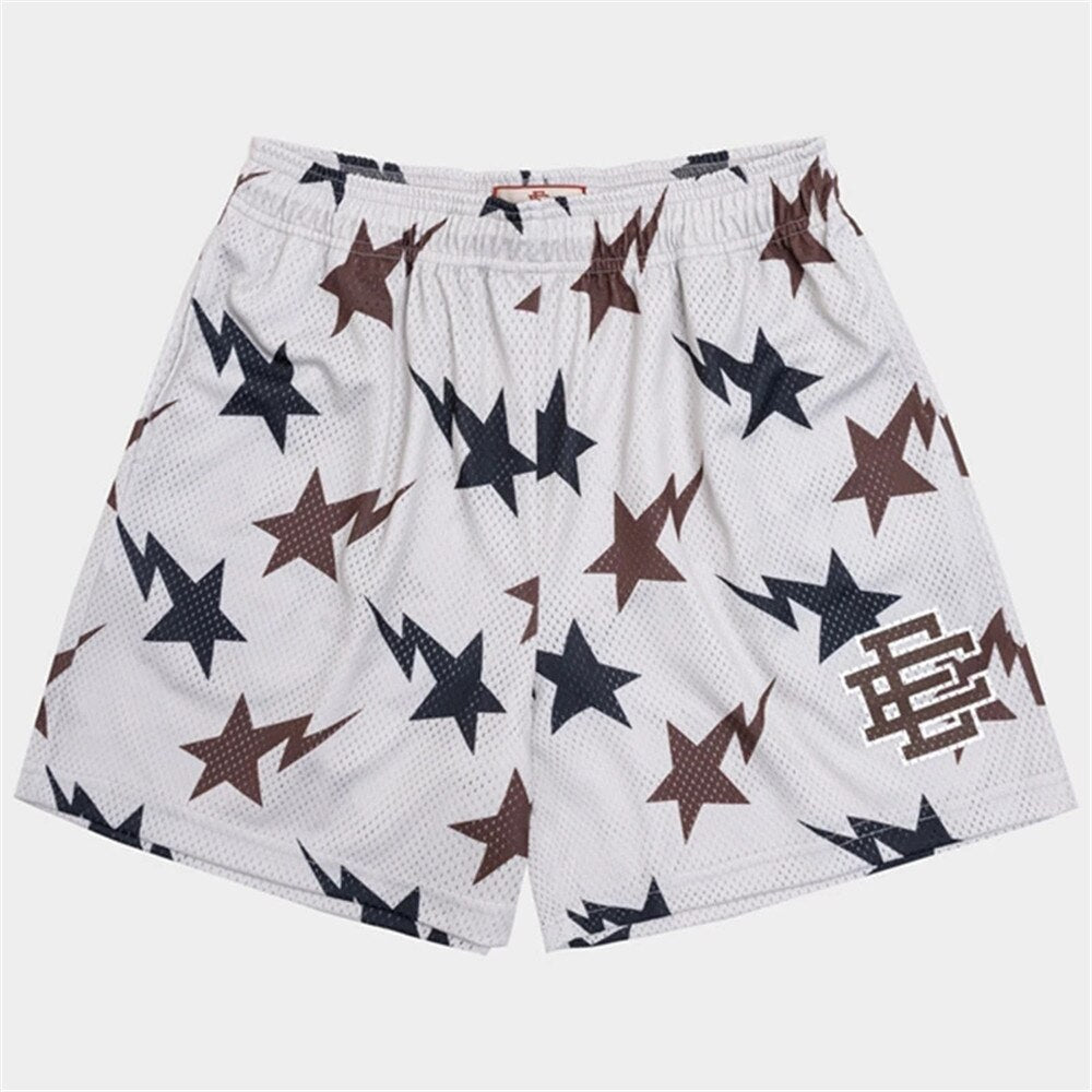 new Eric Emanuel EE Basic Short YORK CITY SKYLINE 2021 men's casual shorts fitness sports pants summer gym workout mesh shorts