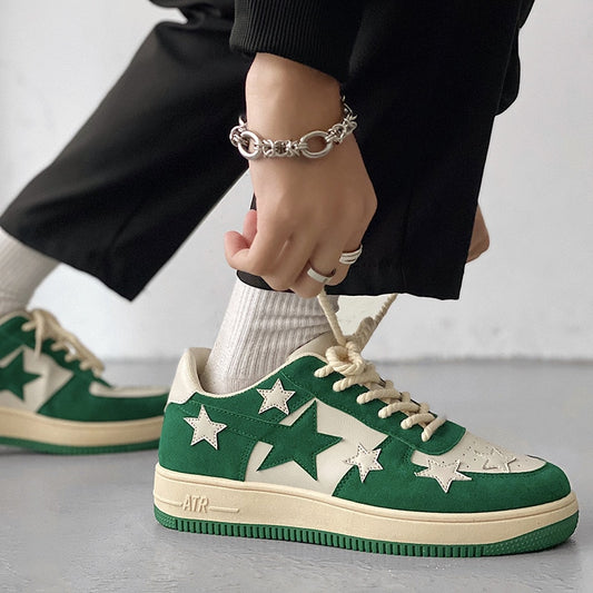 2022 Men's Shoes Spring and Autumn New Star Sports Shoes Fashion Comfortable Breathable Casual Sports Shoes Men's Flat Shoes