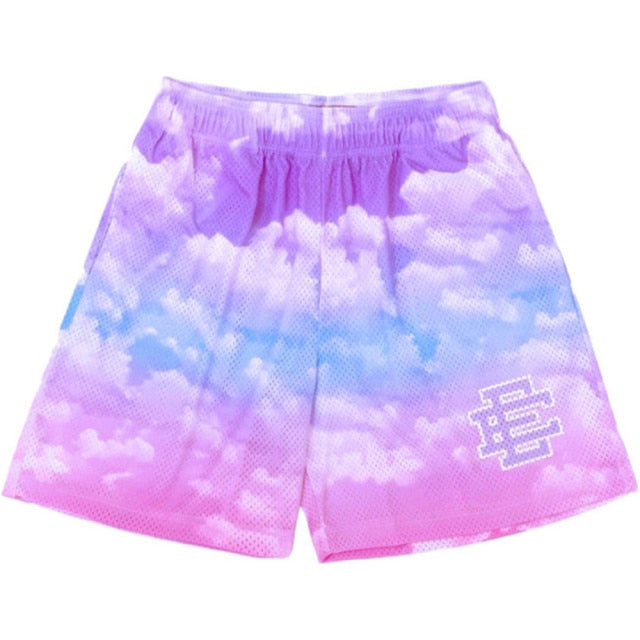 new Eric Emanuel EE Basic Short YORK CITY SKYLINE 2021 men's casual shorts fitness sports pants summer gym workout mesh shorts