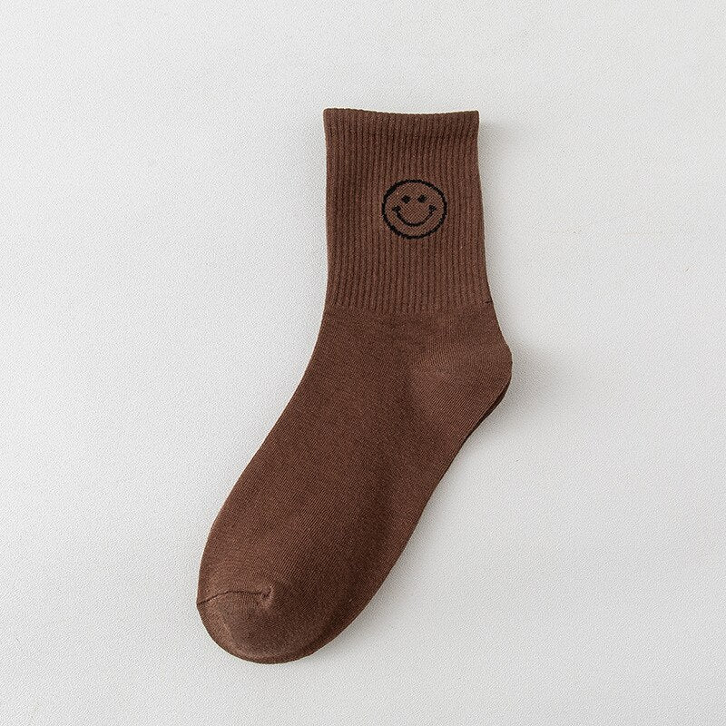 Smiling Socks (dark colors)