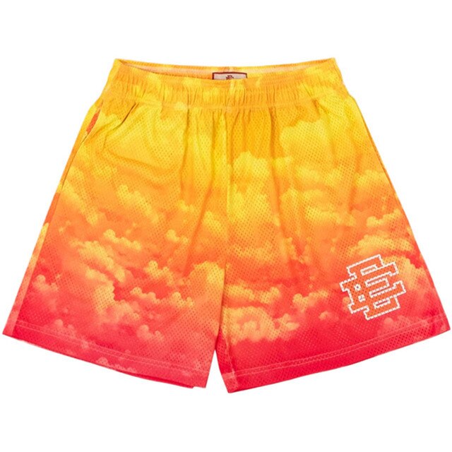 new Eric Emanuel EE Basic Short YORK CITY SKYLINE 2021 men's casual shorts fitness sports pants summer gym workout mesh shorts